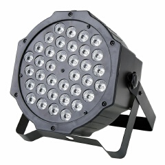 1/2PCS 36 LED 72W RGB Stage Light Flat Par Lamp DMX512 Lighting Laser Projector DJ Disco Party Light (AU/EU/US/UK Plug)
