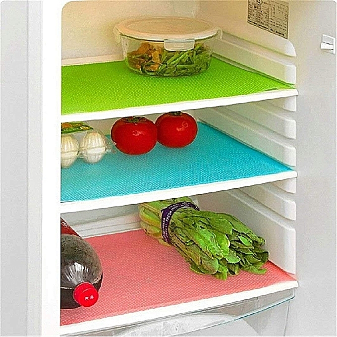 4 Piece Multifunction Refrigerator Mat Fridge Anti Frost Waterproof Pad