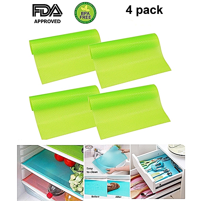 4 Piece Multifunction Refrigerator Mat Fridge Anti Frost Waterproof Pad