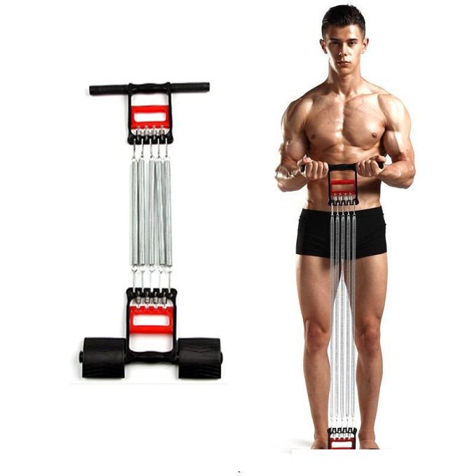 Chest Expander With 5 Spring Hand Grip &amp; tummy trimmer