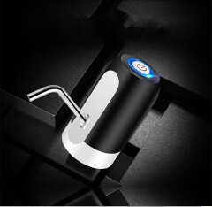 Handy rechargable water pumper one touch 304 stainless steel pipe automatic water dispenser maternal and child standard silicone tube water dispenser