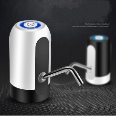 Handy rechargable water pumper one touch 304 stainless steel pipe automatic water dispenser maternal and child standard silicone tube water dispenser