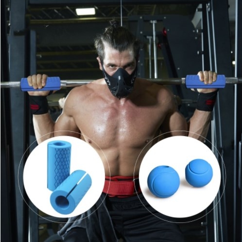 2Pcs/set Barbell Grips Dumbbell Kettlebell Fat Grip Thick Bar Handles Pull Up Weightlifting Grip