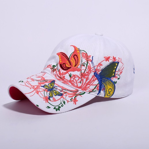 Men's and women's tail spring and summer outdoor sports casual cap ladies Butterfly hat