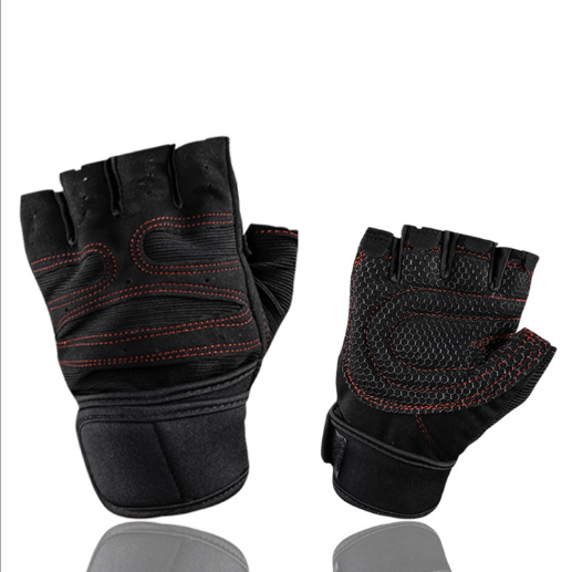 Half Finger Gym Gloves Heavyweight Sports Exercise Weight Lifting Gloves Body Sport Fitness Gloves