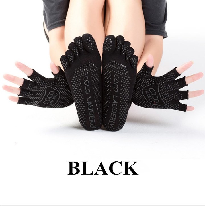 Yoga Socks Women Socks Meia Pilates Massage Athletic Sport Woman Socks With Gloves