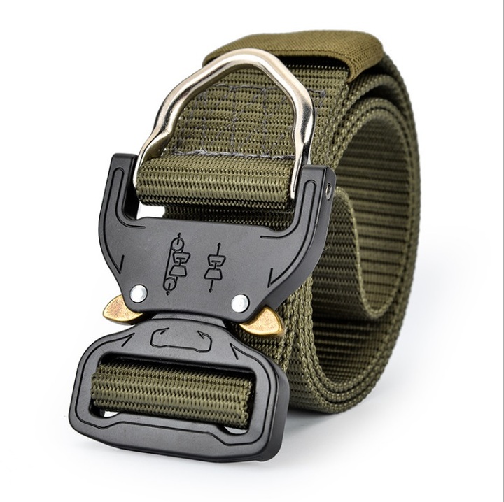 Duty Waist Belt Tactical Military Nylon Belt Hunting Accessories with Metal Buckle