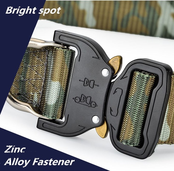 Duty Waist Belt Tactical Military Nylon Belt Hunting Accessories with Metal Buckle