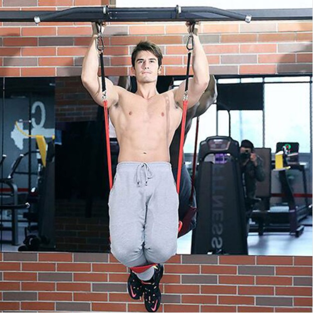 Resistance Band Pull up Bar Slings Straps Sport Fitness door horizontal bar Hanging Belt Chin Up Bar