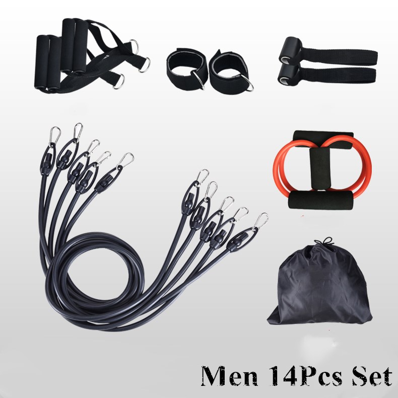Resistance Bands Crossfit Training Exercise Yoga Tubes Pull Rope,Rubber Expander Elastic Bands