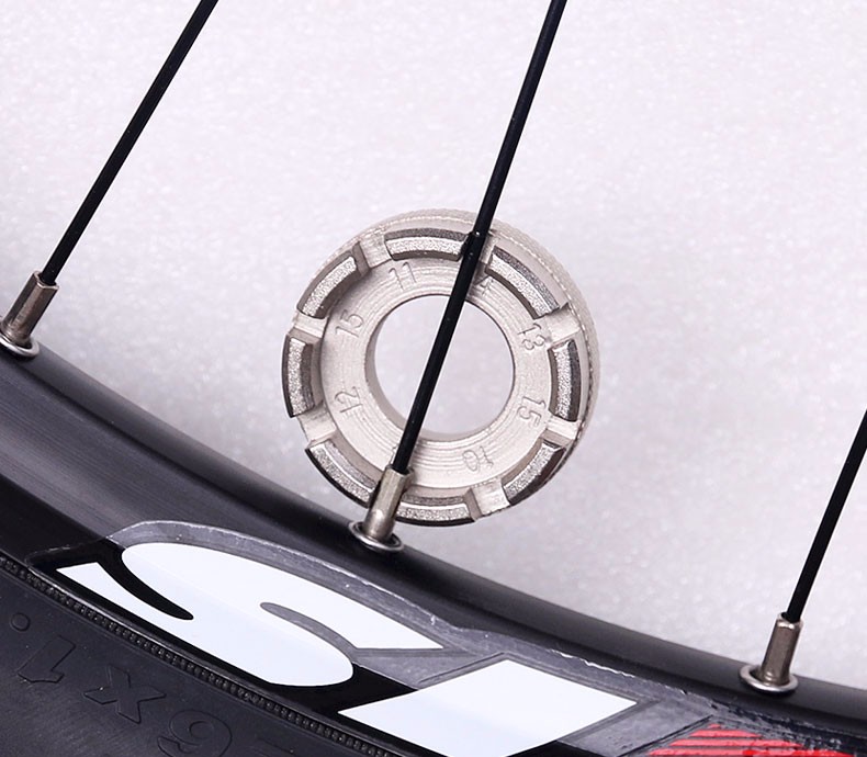 Bicycles Spoke Nipple Wrench 8 Way Groove Bike Wheel Rim Adjuster Spanner Galvanized Repair Service