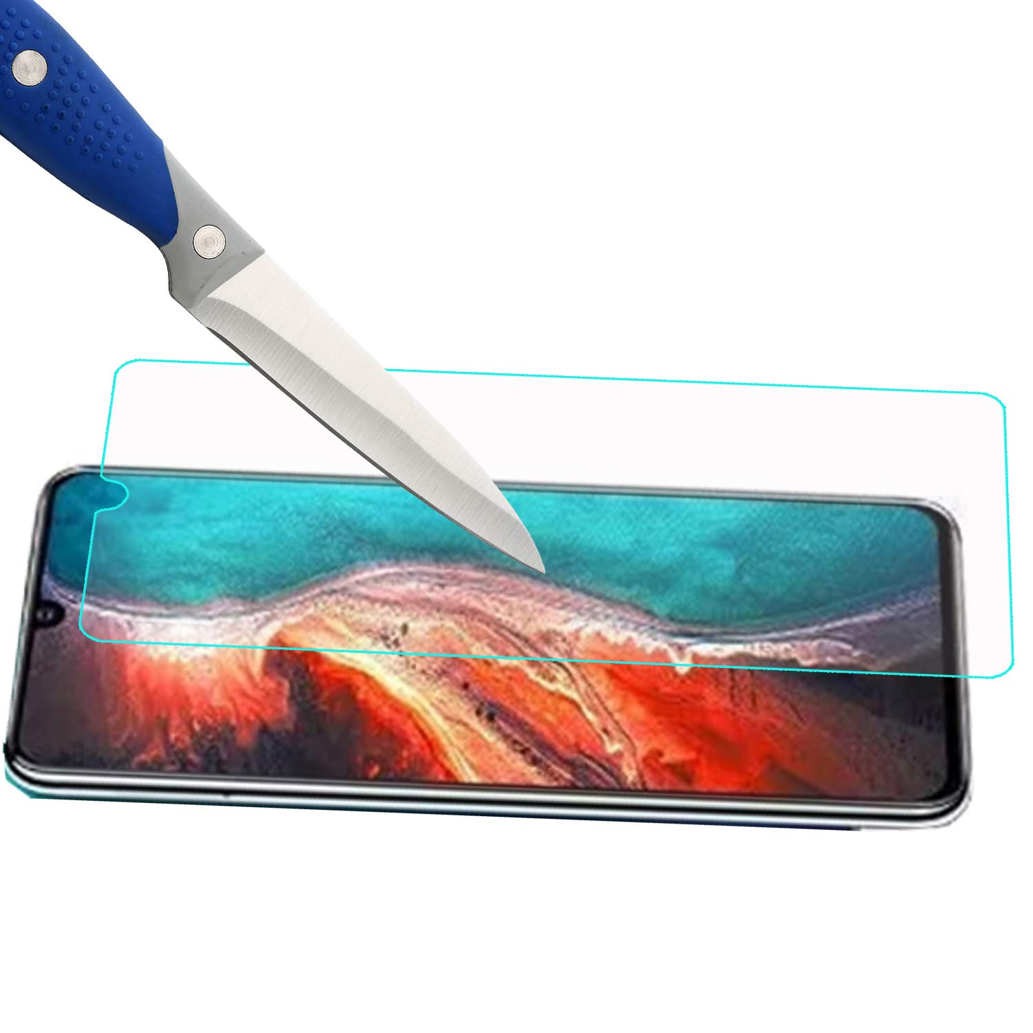 [1-Pack] Huawei P30 Lite Case With [HD ClearTempered Glass] Screen Protector