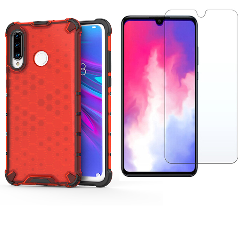 [1-Pack] Huawei P30 Lite Case With [HD ClearTempered Glass] Screen Protector