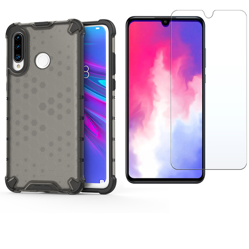 [1-Pack] Huawei P30 Lite Case With [HD ClearTempered Glass] Screen Protector