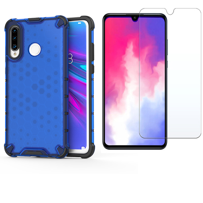[1-Pack] Huawei P30 Lite Case With [HD ClearTempered Glass] Screen Protector