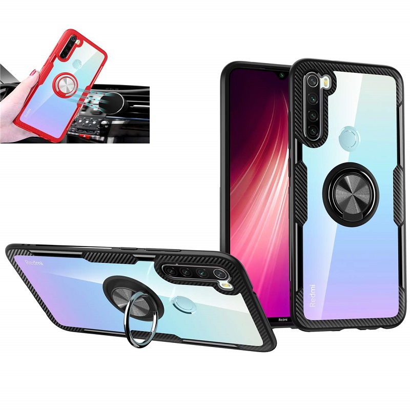 [1-Pack] Xiaomi Redmi Note 8 Case With [Full Screen Cover Tempered Glass] Screen Protector
