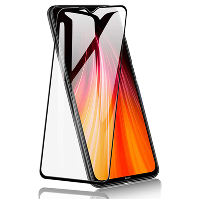 [1-Pack] Xiaomi Redmi Note 8 Case With [Full Screen Cover Tempered Glass] Screen Protector