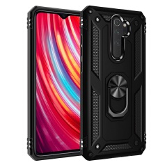 Phone Case for Xiaomi Redmi Note 8 Pro Casing [Drop-protection] with Car Magnetic Ring Holder