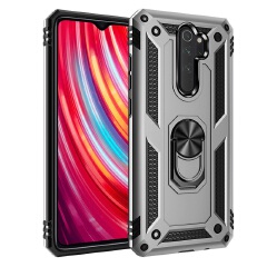 Phone Case for Xiaomi Redmi Note 8 Pro Casing [Drop-protection] with Car Magnetic Ring Holder