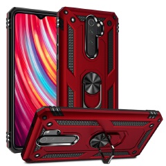 Phone Case for Xiaomi Redmi Note 8 Pro Casing [Drop-protection] with Car Magnetic Ring Holder