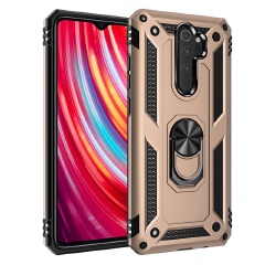 Phone Case for Xiaomi Redmi Note 8 Pro Casing [Drop-protection] with Car Magnetic Ring Holder