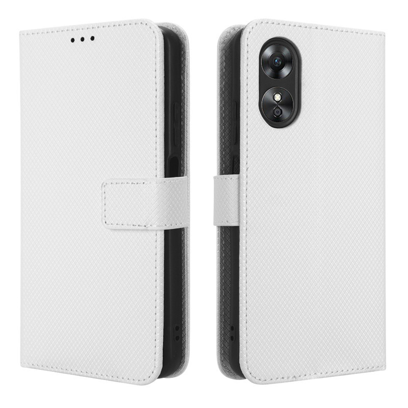 Wallet Flip Cover for OPPO A17 / OPPO A17K Leather PU Phone Case Shockproof Durable Retro Case