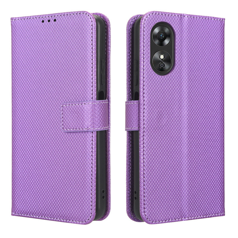 Wallet Flip Cover for OPPO A17 / OPPO A17K Leather PU Phone Case Shockproof Durable Retro Case