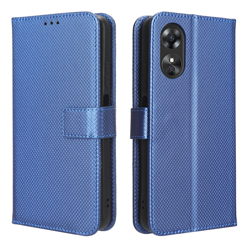 Wallet Flip Cover for OPPO A17 / OPPO A17K Leather PU Phone Case Shockproof Durable Retro Case