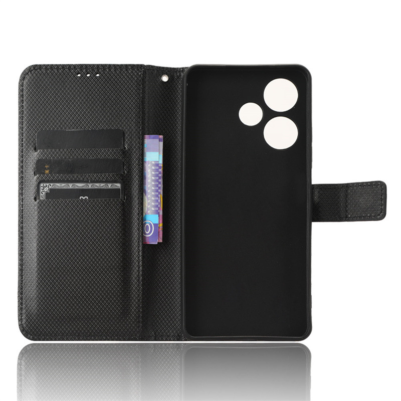 Flip Cover For Infinix Hot 30i,Infinix Hot 30 Play [Flip Vintage Leather] Wallet Phone Case
