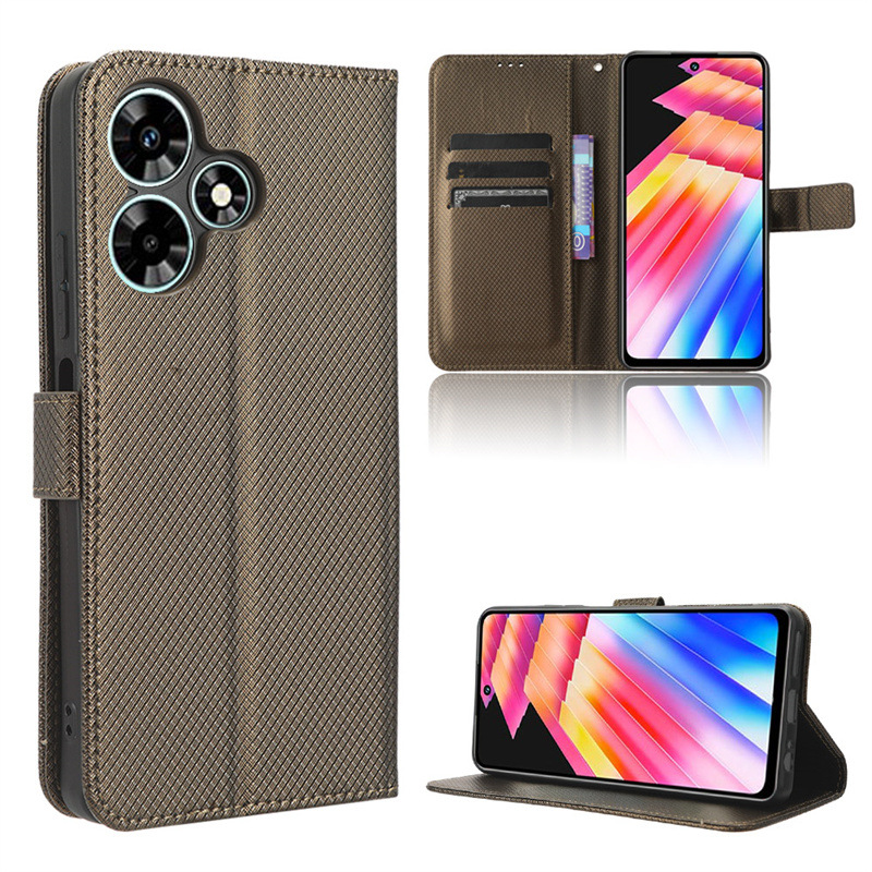 Flip Cover For Infinix Hot 30i,Infinix Hot 30 Play [Flip Vintage Leather] Wallet Phone Case