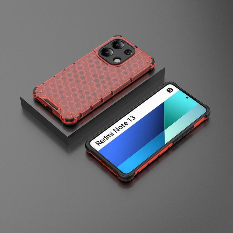 Mobile Phone Hard Cases for Xiaomi Redmi Note 13 4G Shockproof PC + TPU Protective Case