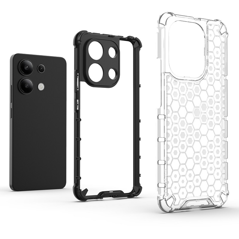 Mobile Phone Hard Cases for Xiaomi Redmi Note 13 4G Shockproof PC + TPU Protective Case