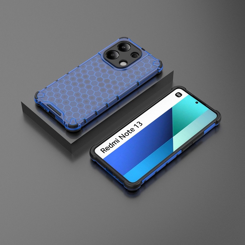 Mobile Phone Hard Cases for Xiaomi Redmi Note 13 4G Shockproof PC + TPU Protective Case