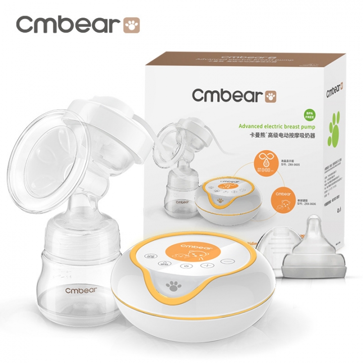 A bi-directional electric breast pump automatic device massages the breast pump