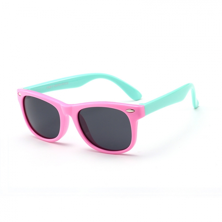 Kid's Sunglasses 3-12 years Silicone fashionable anti-radiation polarized sunglasses baby glasses