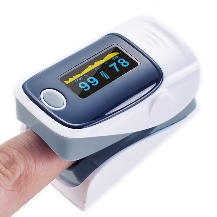 Medical Household Digital Fingertip pulse Oximeter Blood Oxygen Saturation Meter Portable