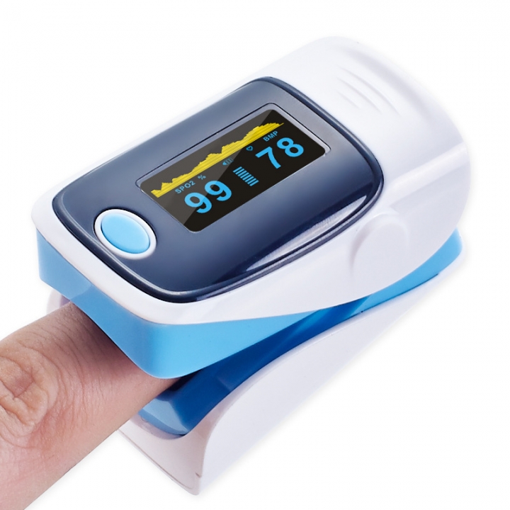 Medical Household Digital Fingertip pulse Oximeter Blood Oxygen Saturation Meter Portable