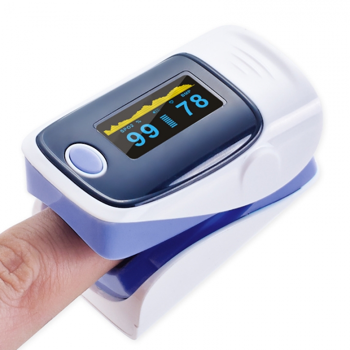 Medical Household Digital Fingertip pulse Oximeter Blood Oxygen Saturation Meter Portable