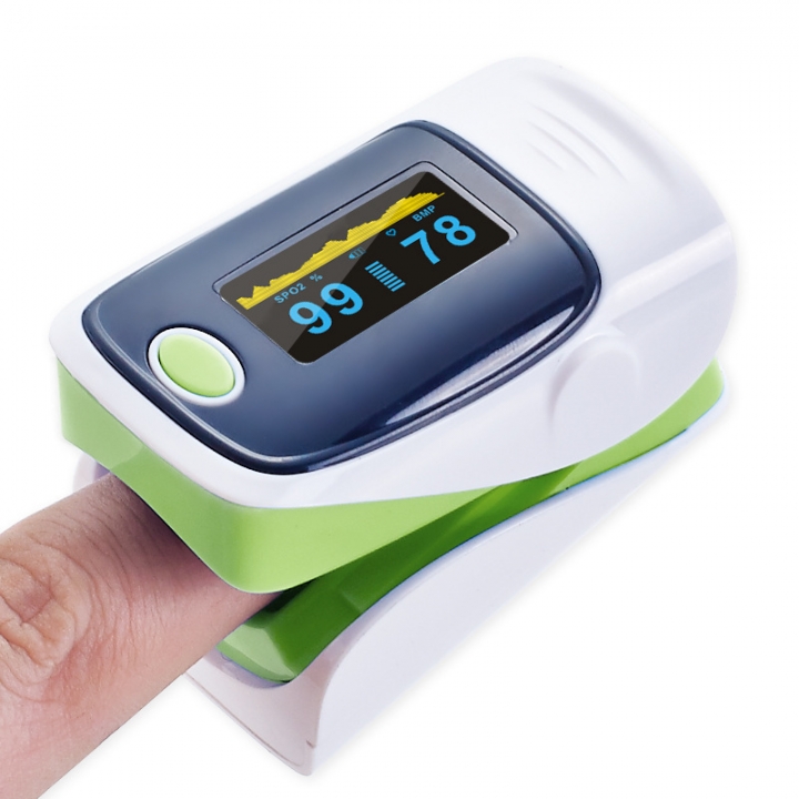 Medical Household Digital Fingertip pulse Oximeter Blood Oxygen Saturation Meter Portable