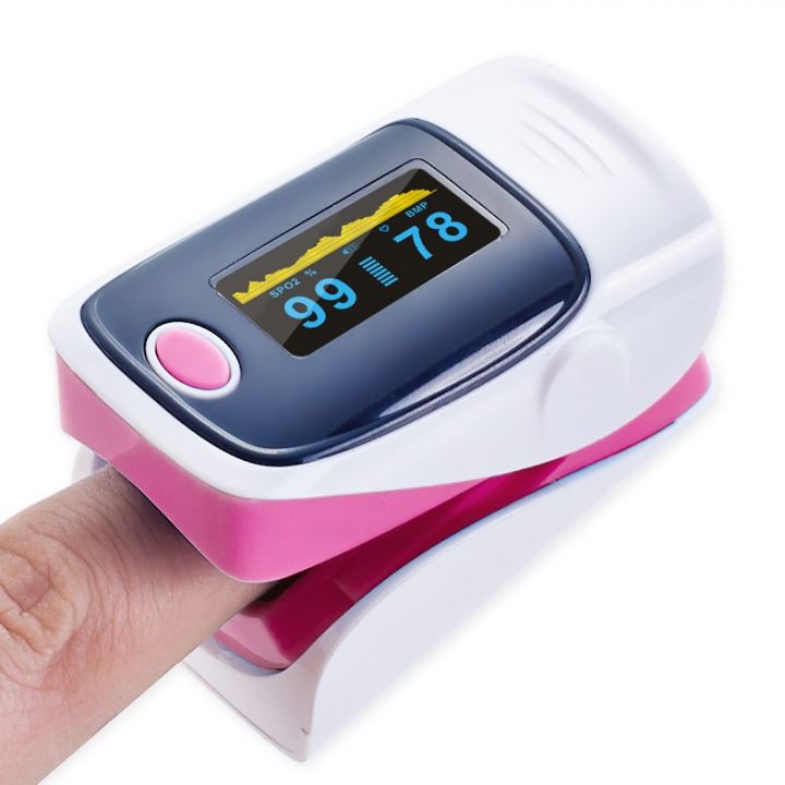 Medical Household Digital Fingertip pulse Oximeter Blood Oxygen Saturation Meter Portable