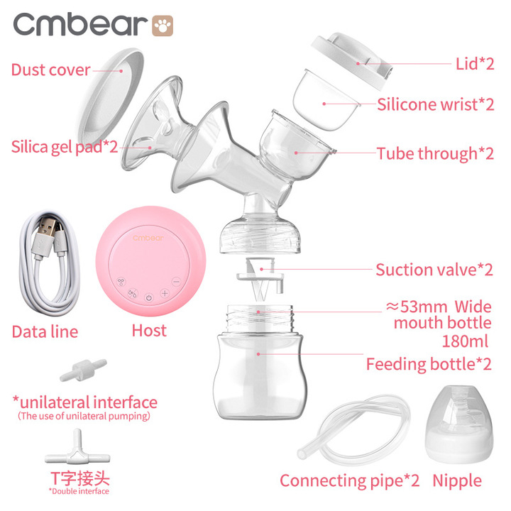 A Nice Baby double electric breast pump Massage&amp;suction