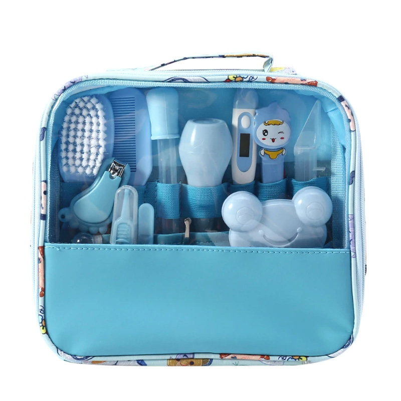 13pcs/Set Multifunction Newborn Baby Kids Care Thermometer Grooming Brush Kit Healthcare Accessories