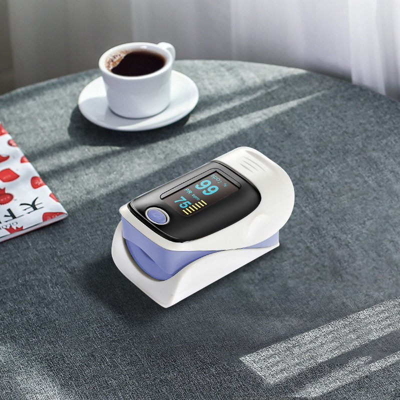 Medical Household Digital Fingertip pulse Oximeter Blood Oxygen Saturation Meter Portable