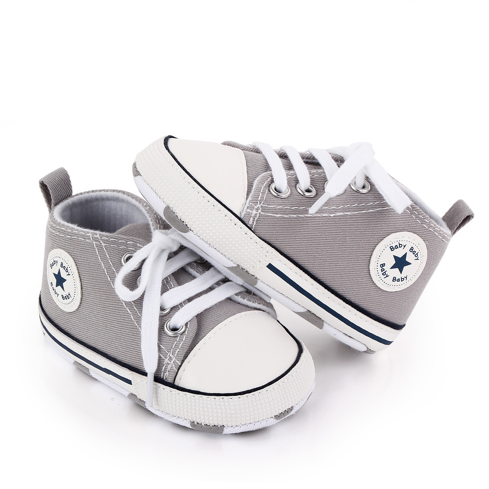 Infant & Toddler Unisex Anti-Slip Canvas Sport Sneakers - Perfect First Walkers for Newborn Babies & Little Ones in Kenya - Breathable & Flexible Design for Safe Learning Steps