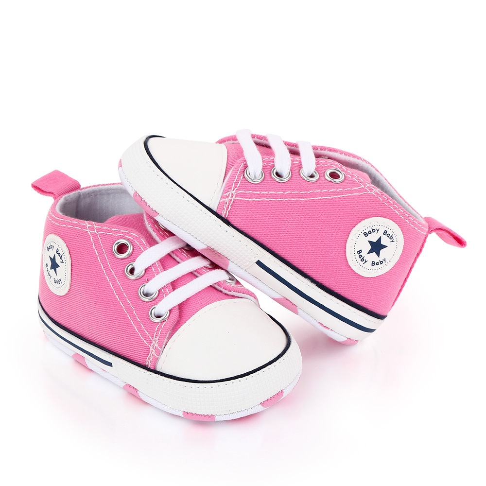 Infant & Toddler Unisex Anti-Slip Canvas Sport Sneakers - Perfect First Walkers for Newborn Babies & Little Ones in Kenya - Breathable & Flexible Design for Safe Learning Steps
