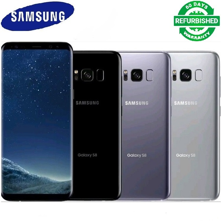 Refurbished Samsung Galaxy S8 Plus Dual Sim / Single Sim Smart Phone Phones 64GB ROM+4GB RAM 6.2 inch 12+8MP smartphone S8+ Clean Phone