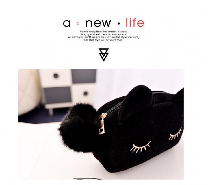 Fashion Cosmetics Makeup Hand Bags Cartoon Storage Pencil Pouch Cases