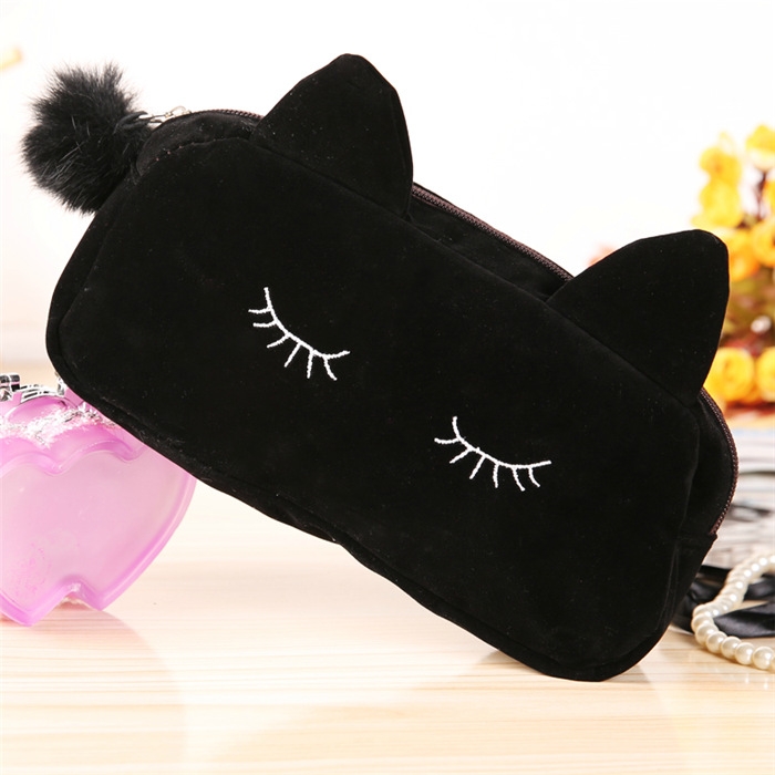 Fashion Cosmetics Makeup Hand Bags Cartoon Storage Pencil Pouch Cases