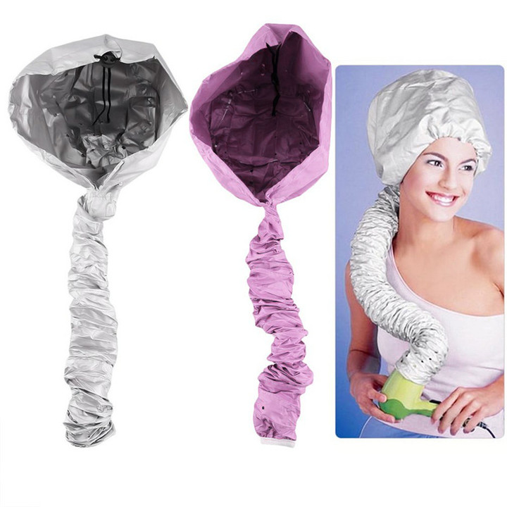Practical Home Salon Barber Hair Dryer Bonnet Hood Head Cover Baked Oil Cap Hat