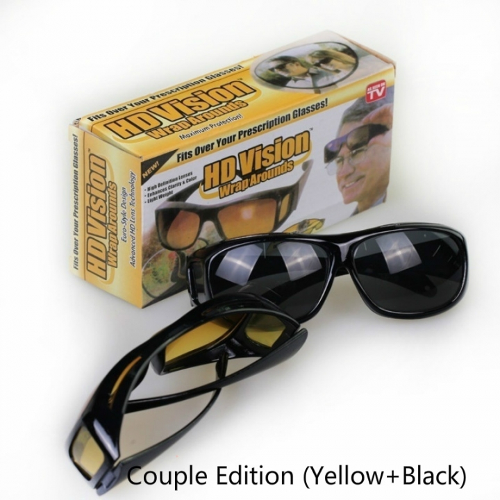 Fashion Optic Night Vision Driving Anti Glare HD Glasses Wind Protection Sunglasses for man or woman